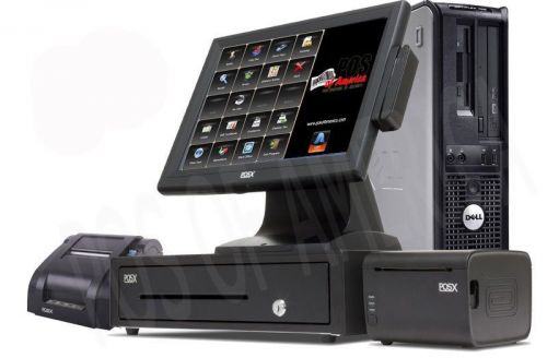 Aldelo pro restaurant bar pizza pos one station complete system msr win 7 new for sale