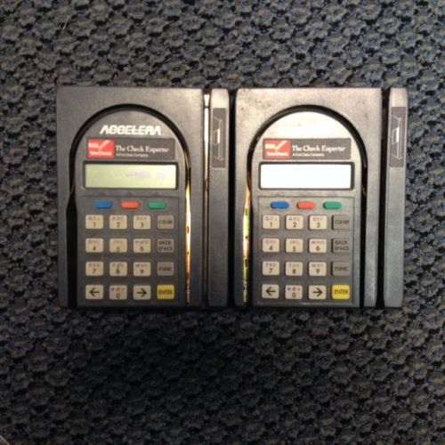 Accelera TeleCheck  SE Credit Card Terminal (Lot of 2)