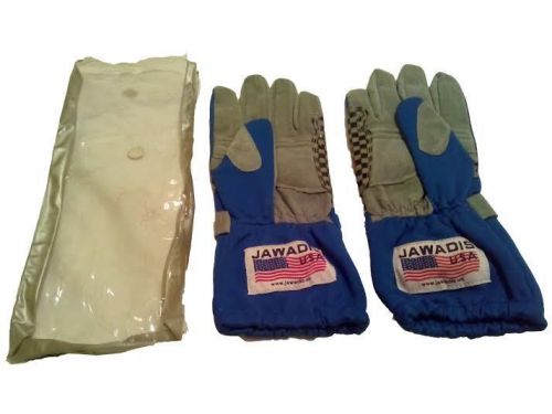 Tech 1-kx kart/karting/go kart/race/racing/track day, driving gloves blu,adult-m for sale