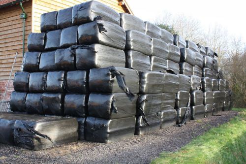 Square Meadow Grass Haylage Bales Top Quality from 2013 60 available