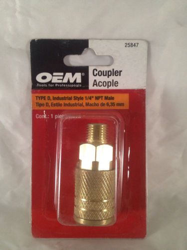 OEM 1/4&#034; NPT MALE AIR COUPLER 25847