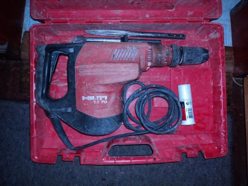 Hilti TE 70 Combihammer Rotary Hammer Drill Concrete/Masonry Demolition/2 bits