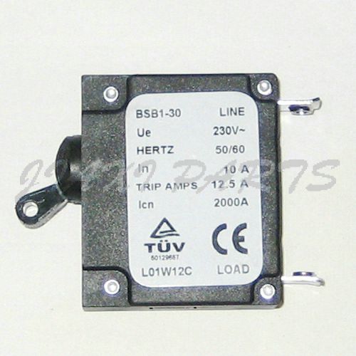 10 AMP 10A Circuit Breaker For Generator BSB1-30 BAISHIBAO BSB 12.5A Trip Amps