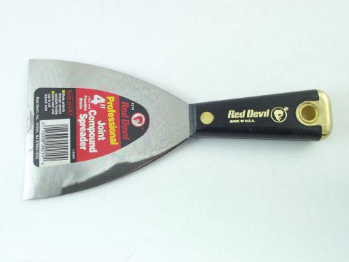 (cs-432) red devil taping knife 4200 pro series - 4&#034; (10.2 cm) flex pn:4214 for sale