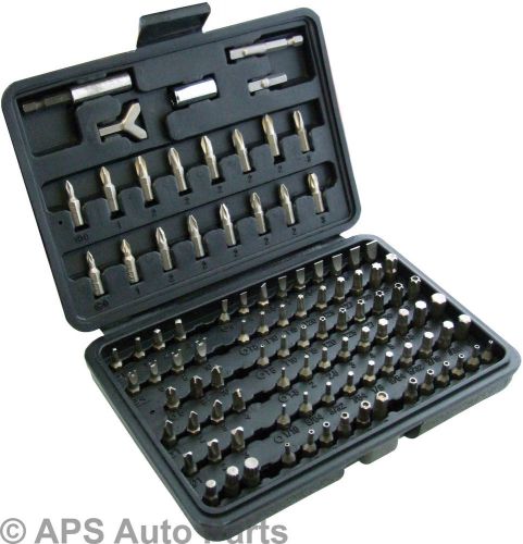 100pc crv security screwdriver torx hex bit set conprehensive driver tamperproof for sale