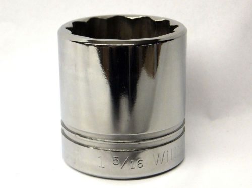 Williams 1/2&#034; Drive 1-5/16&#034; 12-point Shallow Socket ST-1242