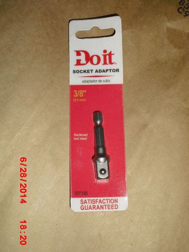 3/8&#034; SOCKET ADAPTER  #377155  -  HARDENED TOOL STEEL