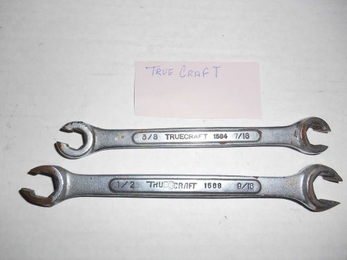 True Craft Chrome Vanadium Flarenut open end wrenches