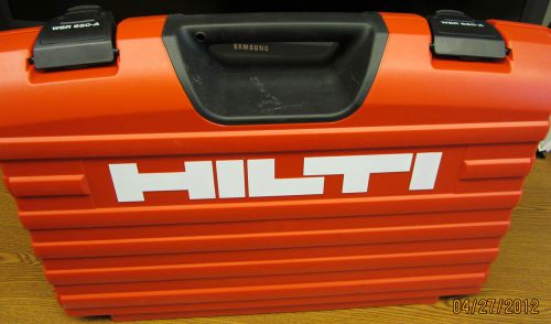 hilti WSR650-A 24V reciprocating CASE ONLY , BRAND NEW CASE ,NEVER USED