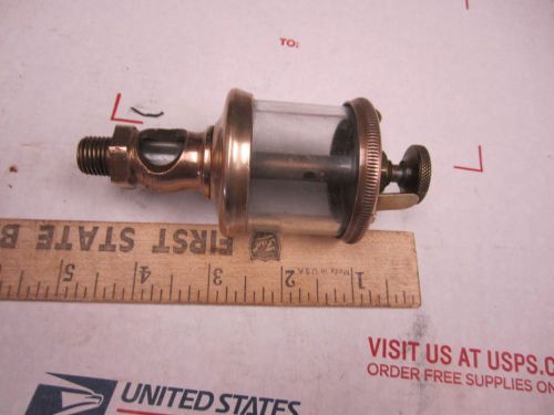 LUNKENHEIMER #1 1/2 ROYAL CYLINDER BRASS OILER HITMISS STATIONARY STEAM ENGINE