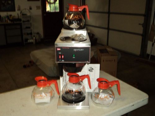 COFFEE BREWER CENTURY 2000 2 WARMES &amp; 1 BREWING BRAND NEW ORIGINAL BOX