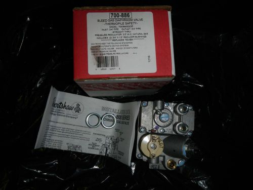 Robertshaw 700-886 Bleed Gas Diaphragm Valve 7000BMSGOR 334-541-001 700-884