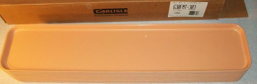 NEW CASE 12 CARLISLE CORAL MARKET TRAYS 30&#034;x6.5&#034; DOUGHNUTS/ DELI/ FOOD/ SERVING