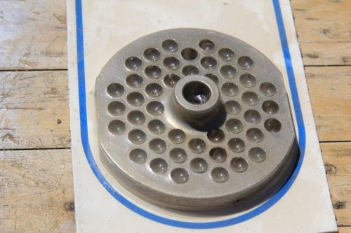 #32 meat grinder plate new in package hobart? coarse grind 2 flat sides for sale