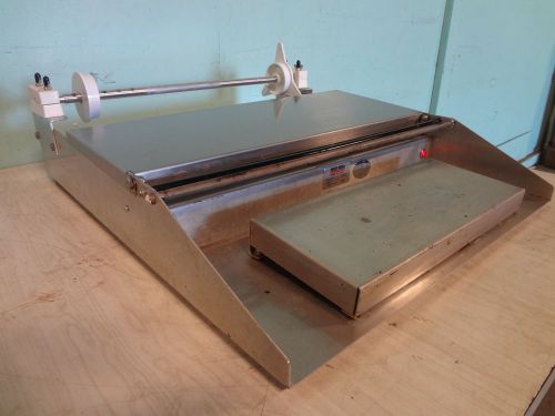 H.D. COMMERCIAL &#034;HEAT SEAL&#034; DELI/MEAT COUNTER-TOP HEAT  SEALER WRAPPING MACHINE