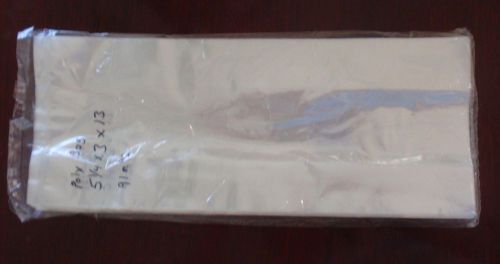 91 Gusseted 5.25 x 3 x13 Polypropylene Bags