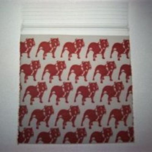 Printed Mini-ZipLock - Zip Lock Bags/Baggies -400 - 1&#034;w X 1&#034;h? Pit Bull