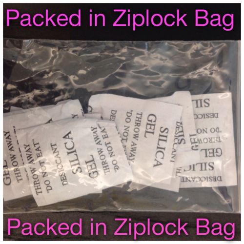 10 x 3g gram Silica Gel Packet Sachet Desiccant Absorb Moisture Camera