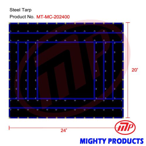 Flatbed truck tarp - lighty weight machinery tarp -20x24  (mt-mc-lw2024) for sale