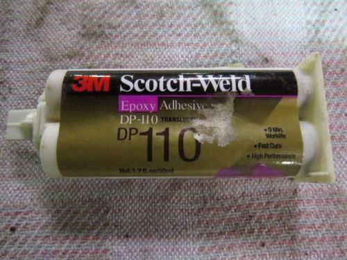 3M DP110 Epoxy Adhesive, Translucent, Lot of 18