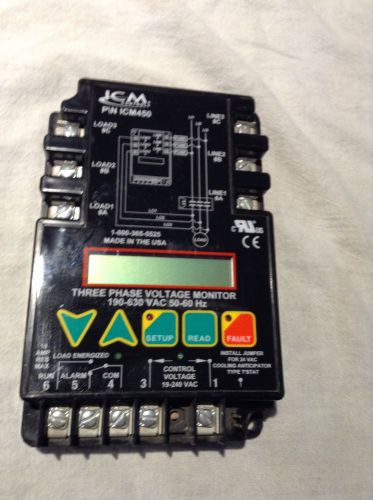 ICM Controls P/N ICM450 VOLTAGE MONITOR 3 Phase