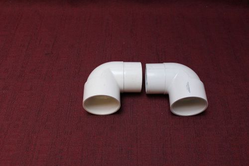 Spears  409-020  2&#034; PVC Sch. 40 90° Street Elbow 2 Pack New