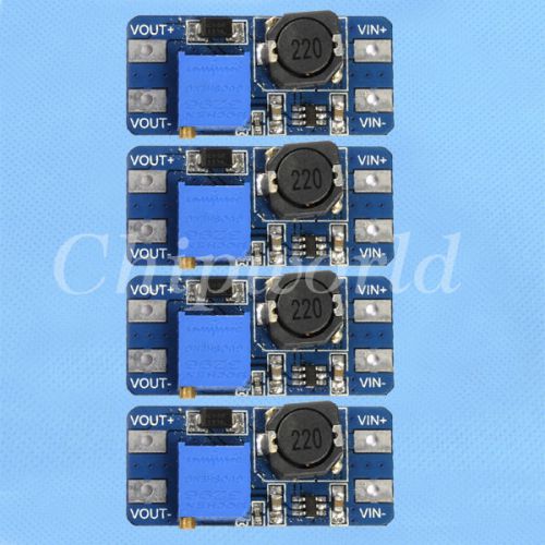 4pcs MT3608 DC-DC Step Up Power Apply Module Booster Power Module 2A Max