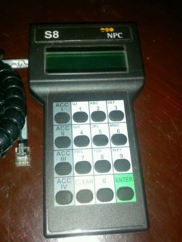 HYPERCOM CREDIT CARD TERMINAL PINPAD MN: S8 PN: 010036-008E