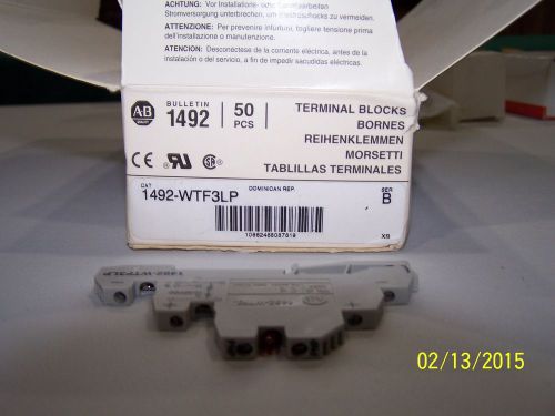 ALLEN BRADLEY TERMINAL BLOCKS CAT#1492-WTF3LP