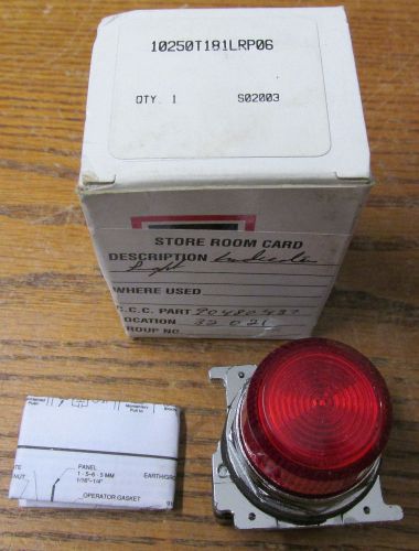 NEW NOS Cutler Hammer 10250T181LRP06 Pilot Light Red 120 Volts