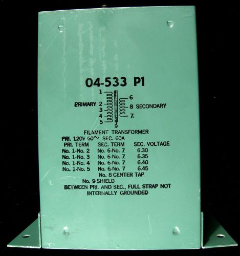 120V to 6V center-tap transformer