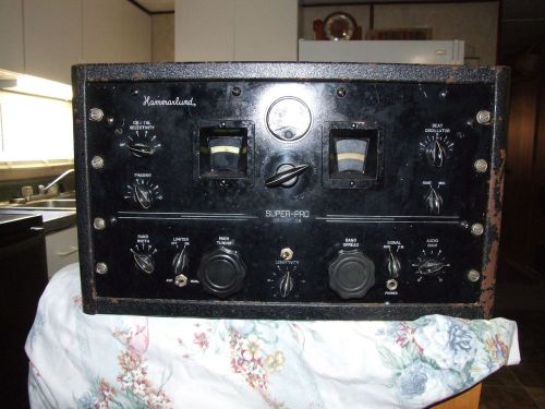 VINTAGE HAMMARLUND SP-400 SX Super Pro TUBE RADIO Restoration Piece Untested