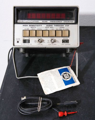 SENCORE FC45 Frequency Counter + Probe