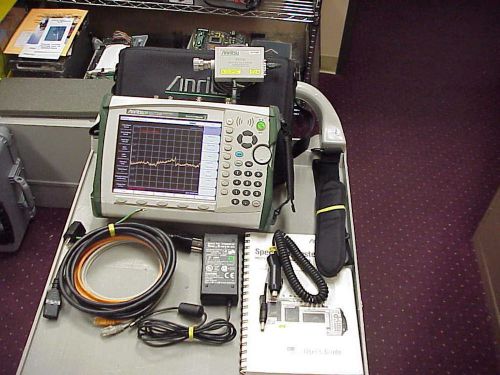 ANRITSU MS2724B SPECTRUM ANALYZER FREQ 9KHZ-20GHZ WITH PSN50 POWER SENSOR METER