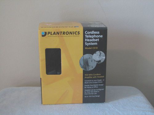 *****PLANTRONICS CORDLESS TELEPHONE HEADSET SYSTEM MODEL (CS10) 900MHz*****