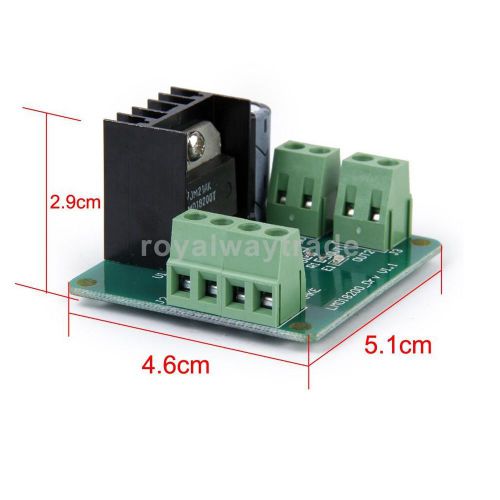 Lmd18200t dc motor driver module board pwm adjustable speed dc 4.5-5.5v for sale