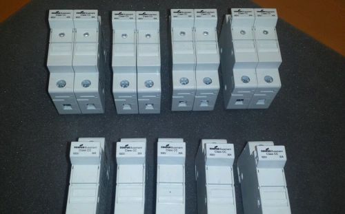 Lot of 9 Bussmann Class CC Fuse Holders 30A 600V