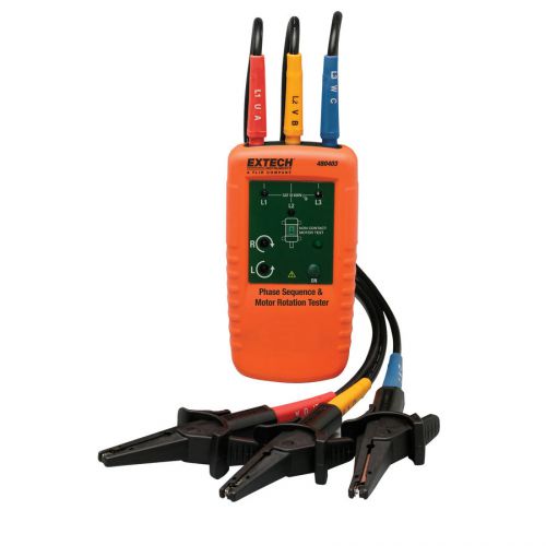 New Extech Determine Rotation Motor LEDs Indicate Digital Voltage Detector Meter