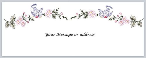 30 Birds Personalized Return Address Labels Buy 3 get 1 free (bo208)