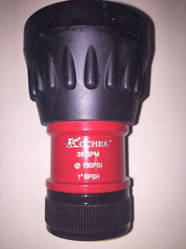 Kochek Firefighting and Irrigation Nozzle - 1&#034; NPSH - 35 Gpm NZ010