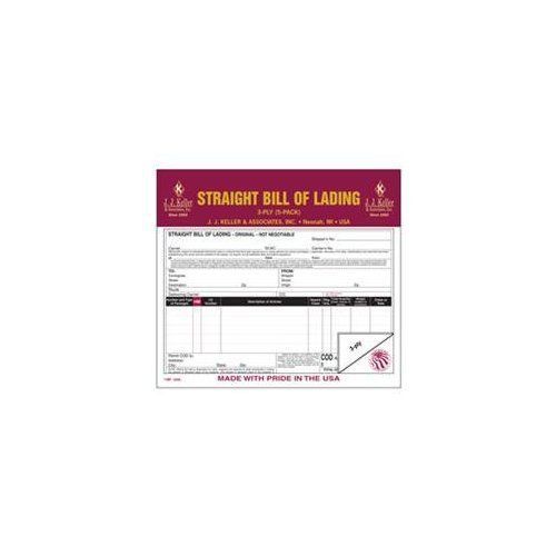 Straight Bill of Lading 5-Pack 7MP J.J. KELLER