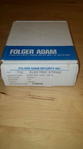 Folger Adam electric door strike 712 NEW