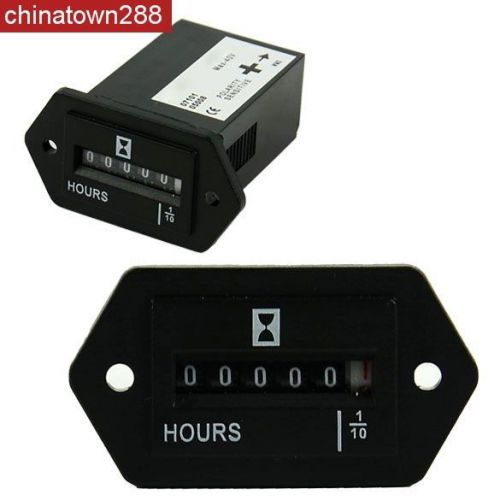 1pcs boats cars trucks tractors digit display hour meter 10v -80v volts... k3c for sale