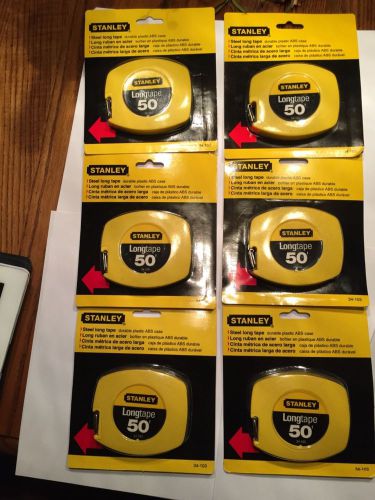 Stanley 50&#039; Longtape Tape Measurer 50&#039; x 3/8&#034; 5 pack