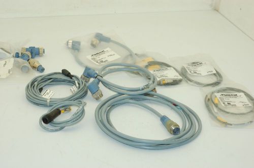 Turck Pico-Fast, Bus Stop, Euro-Fast Cables &amp; Connectors - Lot of 17