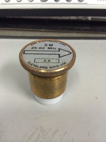 Bird 5A 5W 25-60 MHz Plug-in Element