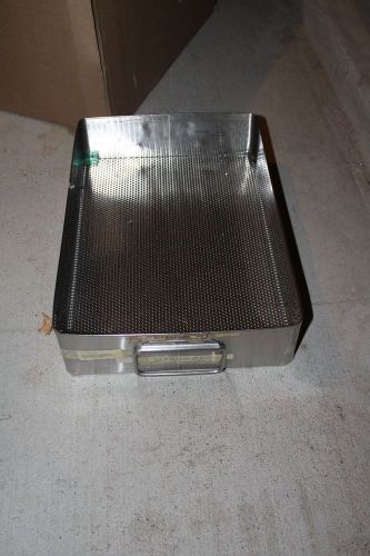 Sterilization Case Tray 10-1/2 x 20-1/2 x 2-1/2  Stainless