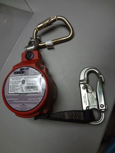 MILLER - MINILITE - FALL LIMITER - 11 FOOT - FL11 - 3/11FT - CARABINER &amp; SWIVEL