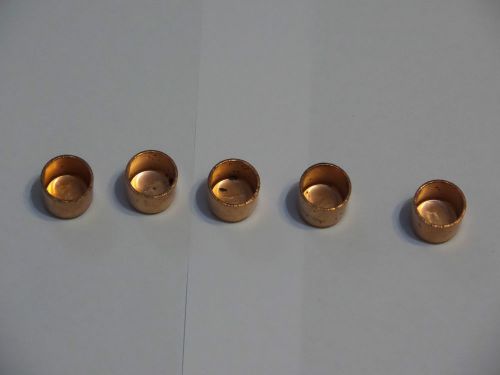 lot of 5-- 1/2 Inch Nibco Copper Caps