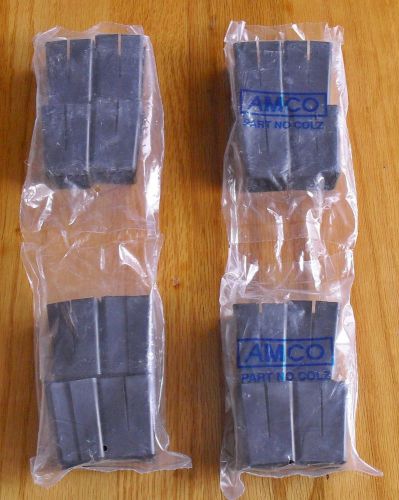 4 BAGS~AMCO COLLETS~BLACK PLASTIC~SHELVING~BRACKETS~4 EACH/SET~FREE SHIPPING